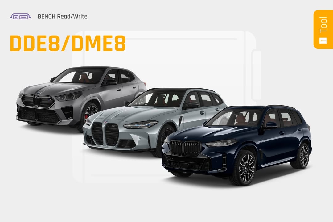 BMW Bosch DDE8/DME8 Post-2020: Bench read/write solution now available. No Mail-in Unlock.