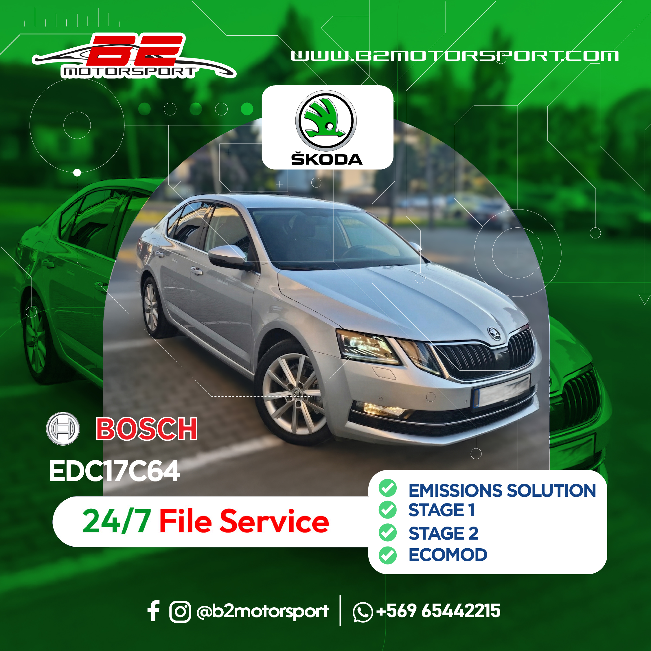 SKODA ALL VERSIONS BOSCH EDC17C64 ✅ EMISSIONS SOLUTION ✅ STAGE 1 ✅ STAGE 2 ✅ ECOMOD&hellip;