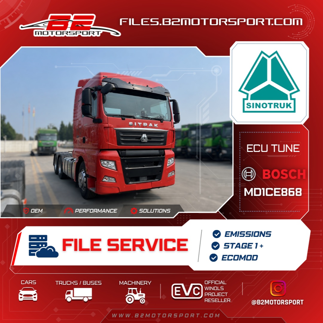 🚛 SITRAK G7 (2025) ⚙️ ECU BOSCH MD1CE868 🔓 Ya trabajamos con las nuevas generaciones MD1CE868&hellip;