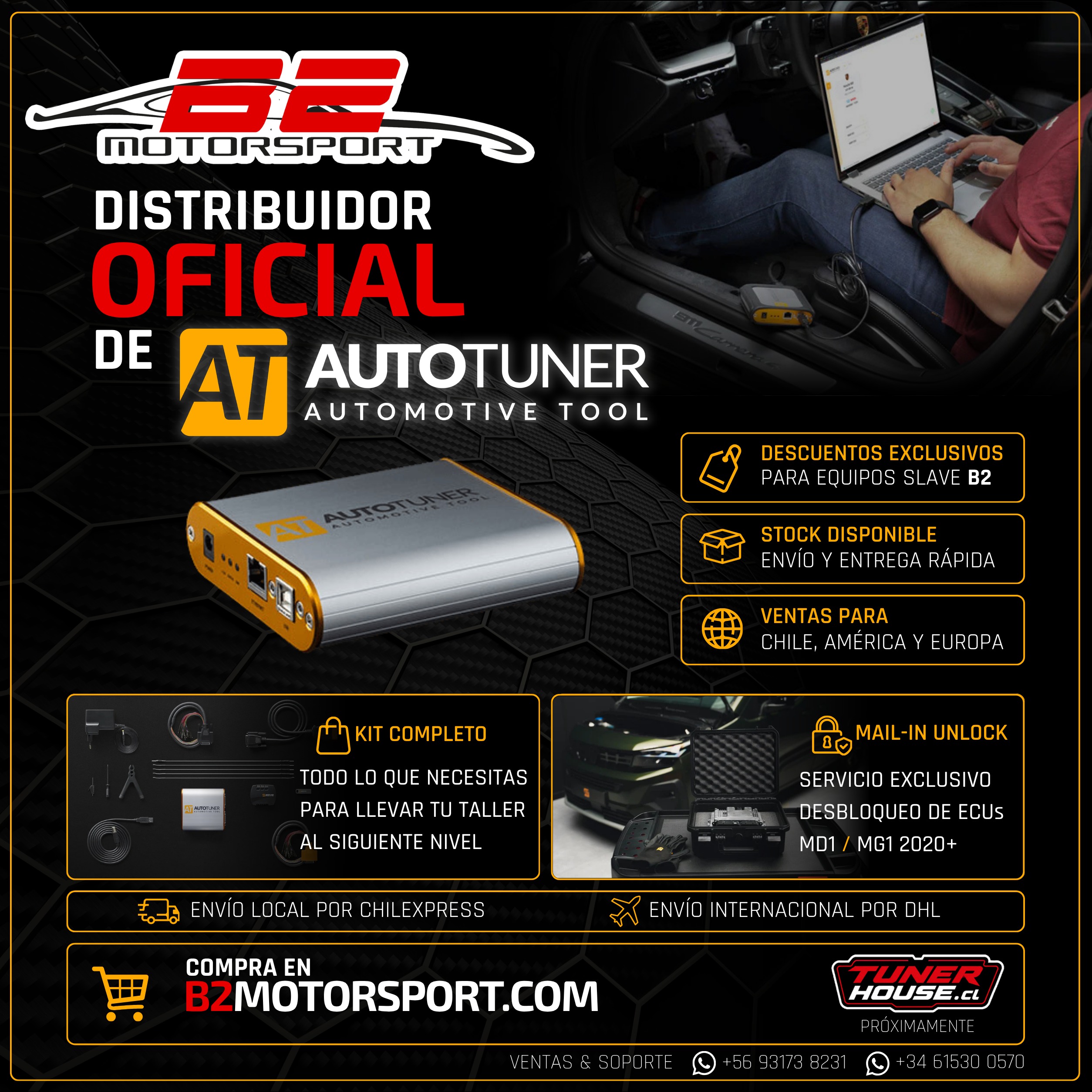 🚀 B2Motorsport Distribuidor oficial de AutoTuner. Herramienta profesional para programación ECU/TCU, con funciones avanzadas como Mail-in&hellip;