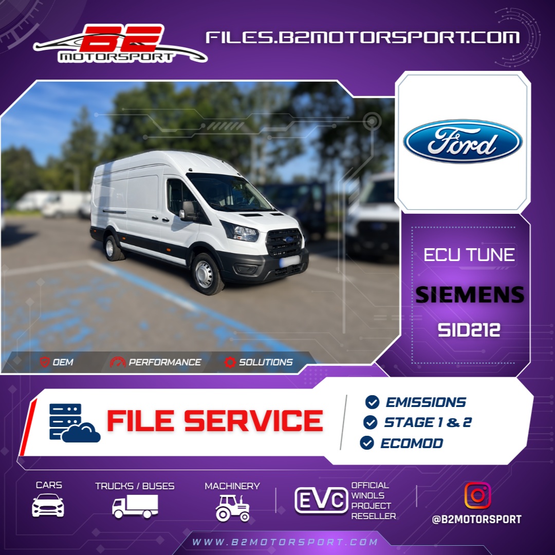 🛻 FORD TRANSIT (2024) ⚙️ ECU SIEMENS SID212 ✅ EMISSIONS SOLUTIONS ✅ STAGE 1 & 2&hellip;